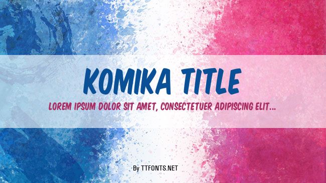 Komika Title example